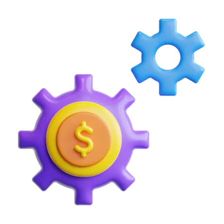 Administración del dinero  3D Icon