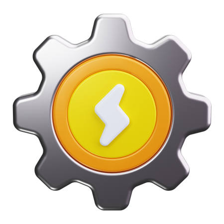 Gestión de energía  3D Icon