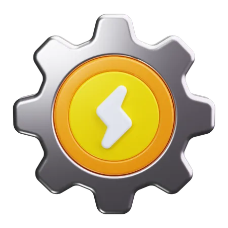 Gestión de energía  3D Icon