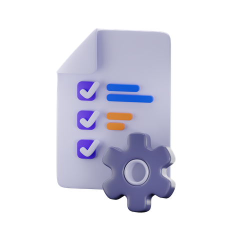 Administración de tareas  3D Icon