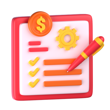 Administración del dinero  3D Icon