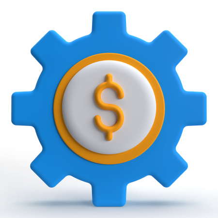 Administración del dinero  3D Icon