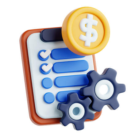 Administración del dinero  3D Icon