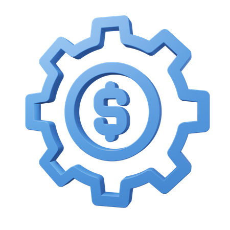 Administración del dinero  3D Icon