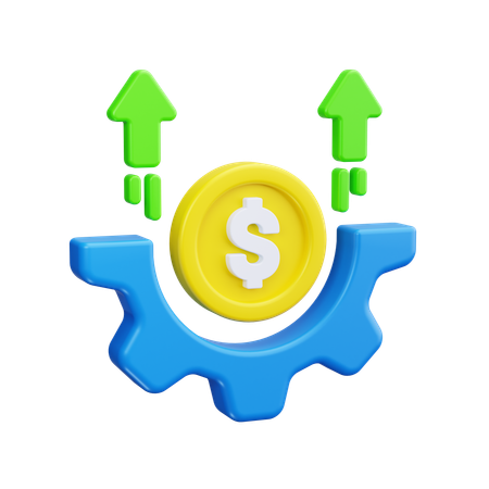 Administración del dinero  3D Icon