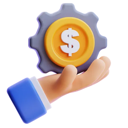 Administración del dinero  3D Icon