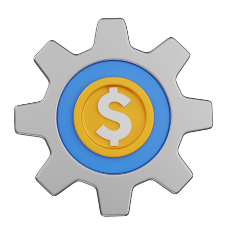 Administración del dinero  3D Icon