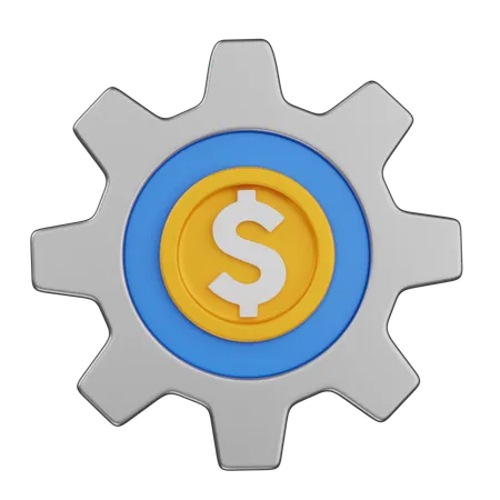 Administración del dinero  3D Icon