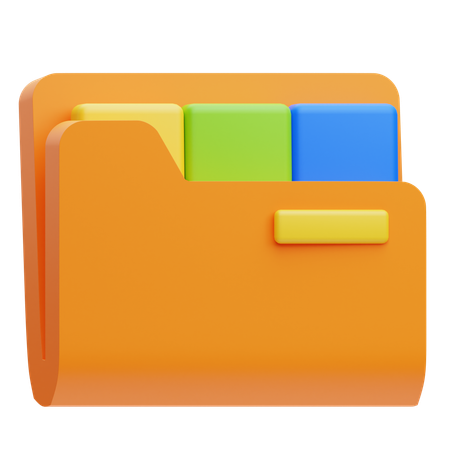 Administrador de archivos  3D Icon