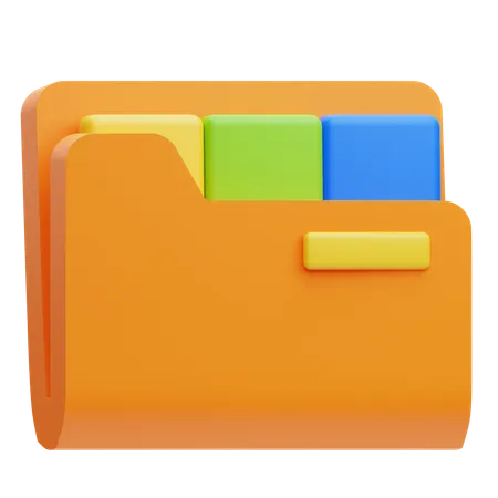 Administrador de archivos  3D Icon