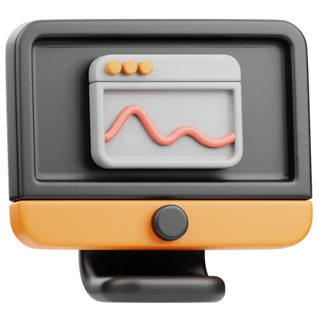 Administrador de tareas informáticas  3D Icon