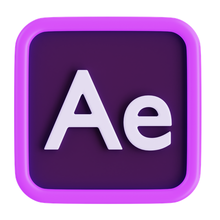 Adobe após efeito  3D Icon