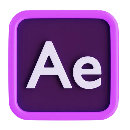 Adobe após efeito  3D Icon