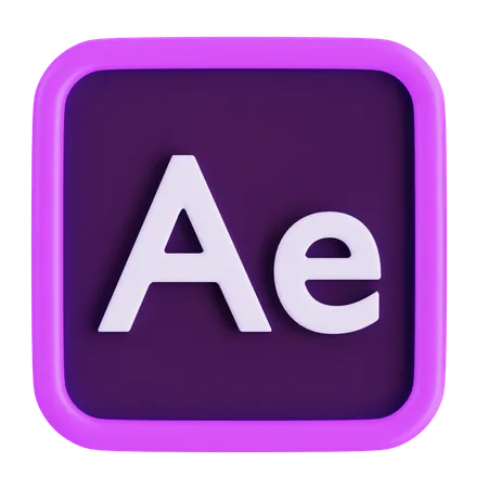 Adobe después del efecto  3D Icon