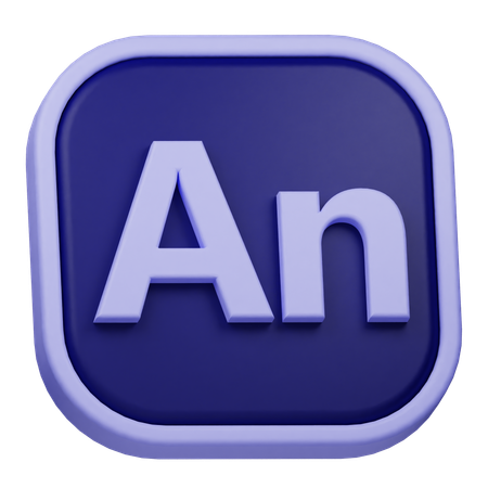 Adobe animado  3D Icon