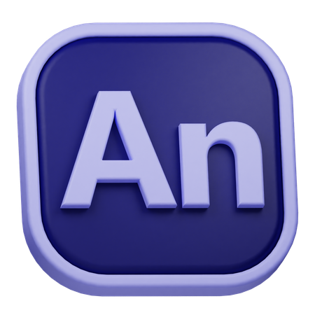 Adobe Animate  3D Icon