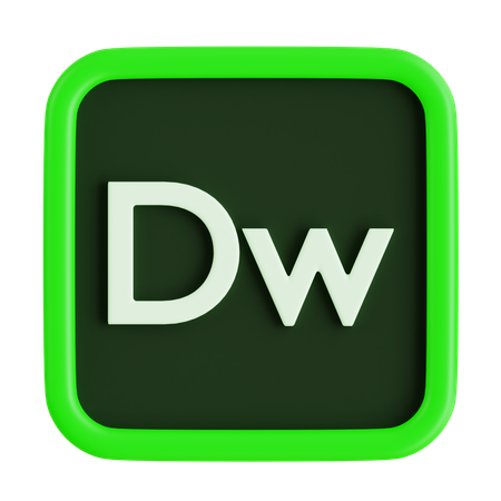 Adobe Dreamweaver  3D Icon