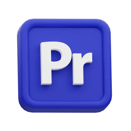 Adobe estreno pro  3D Icon