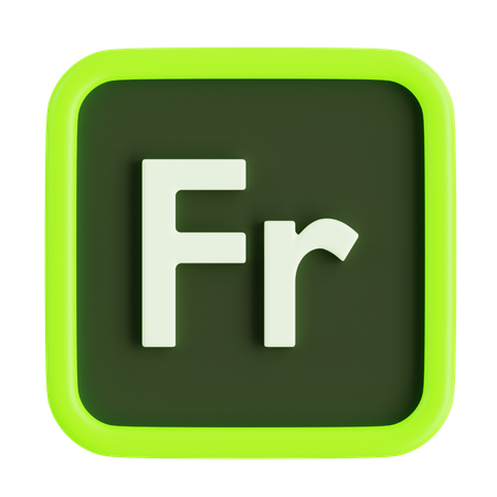 Adobe Fresco  3D Icon