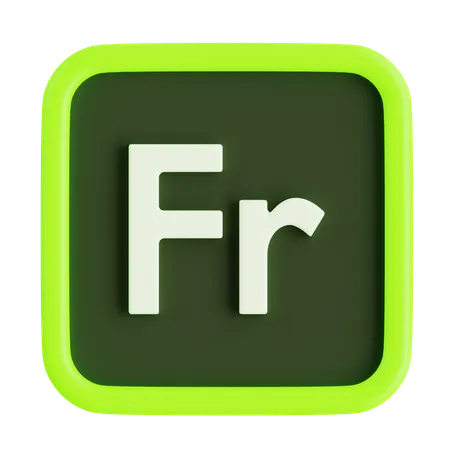 Adobe Fresco  3D Icon