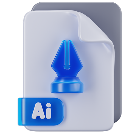 Adobe Illustrator  3D Icon