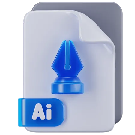 Adobe Illustrator  3D Icon