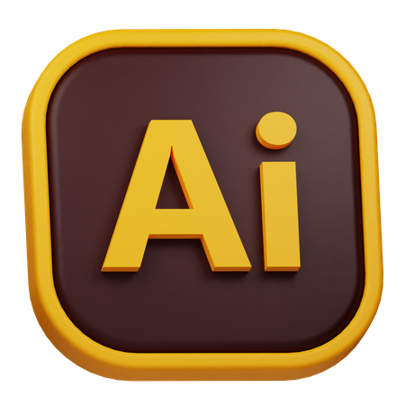 Adobe Illustrator  3D Icon