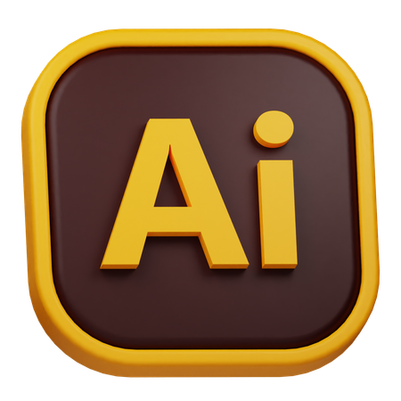 Adobe Illustrator  3D Icon