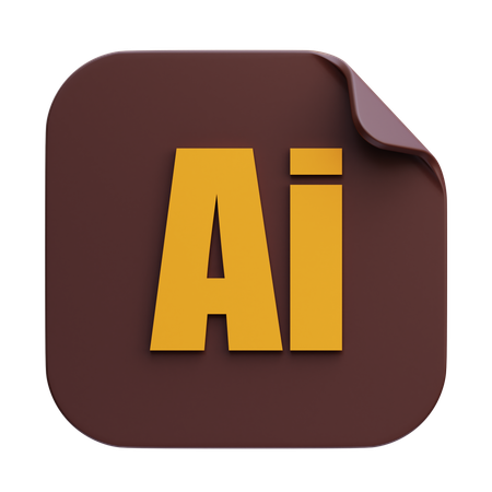 Adobe Illustrator File  3D Icon