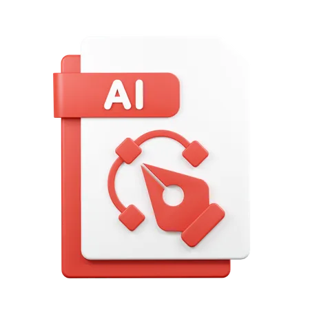 Adobe Illustrator File  3D Icon