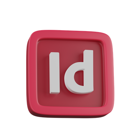 Adobe indesign  3D Icon