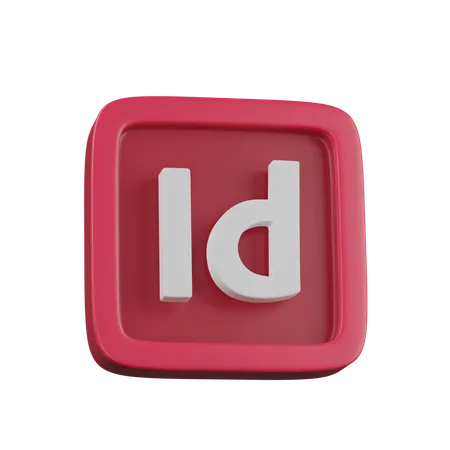 Adobe indesign  3D Icon