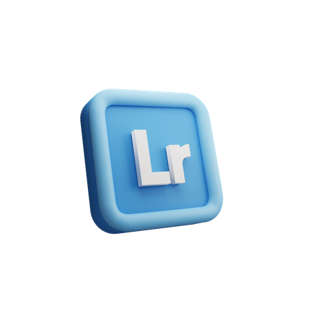 Adobe Light Room  3D Icon