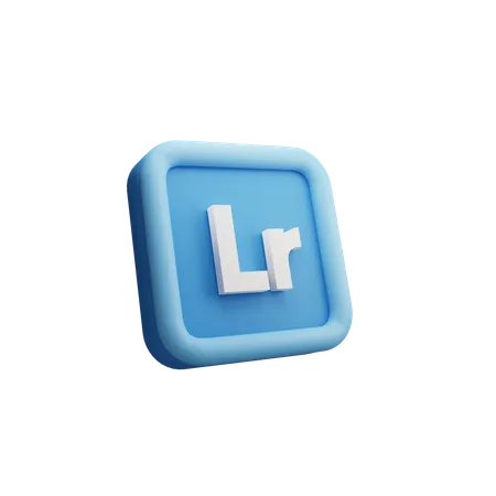 Adobe Light Room  3D Icon