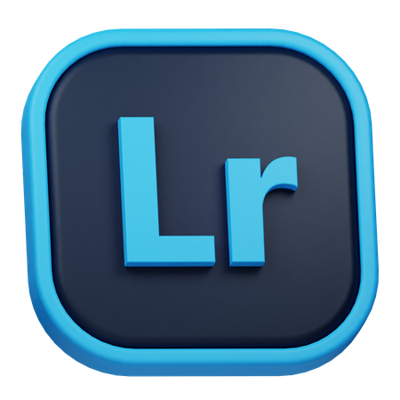 Adobe Lightroom  3D Icon