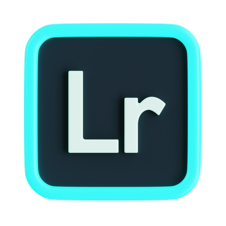 Adobe Lightroom  3D Icon