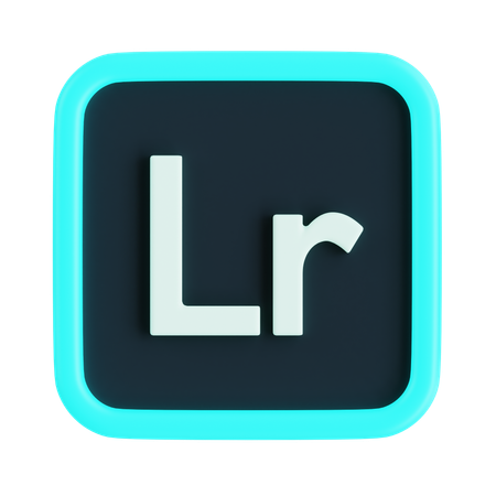 Adobe Lightroom  3D Icon