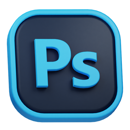 Adobe Photoshop  3D Icon