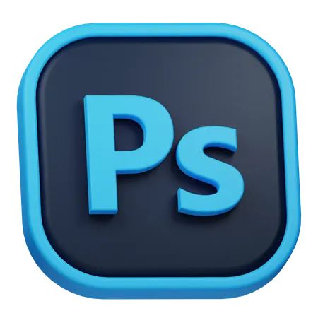 Adobe photoshop  3D Icon