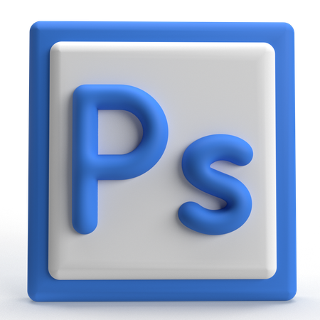 Adobe Photoshop  3D Icon