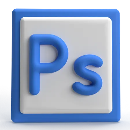 Adobe Photoshop  3D Icon