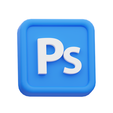 Adobe Photoshop  3D Icon