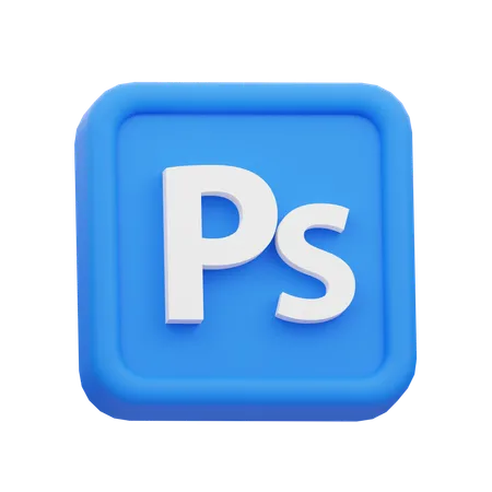 Adobe Photoshop  3D Icon