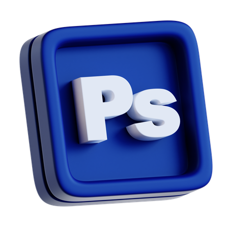 Adobe Photoshop  3D Icon