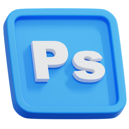 Adobe Photoshop  3D Icon