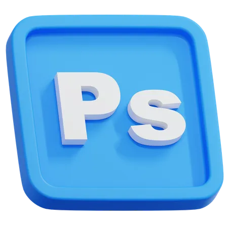 Adobe Photoshop  3D Icon