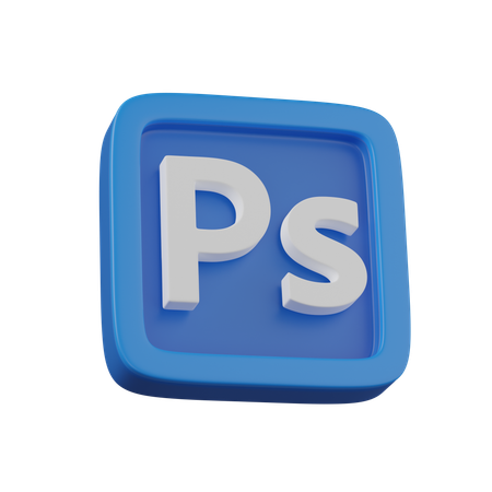 Adobe photoshop  3D Icon