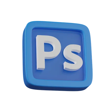 Adobe photoshop  3D Icon