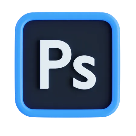 Adobe Photoshop  3D Icon