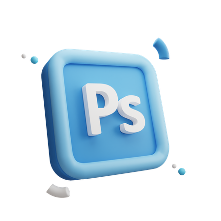 Adobe Photoshop  3D Icon